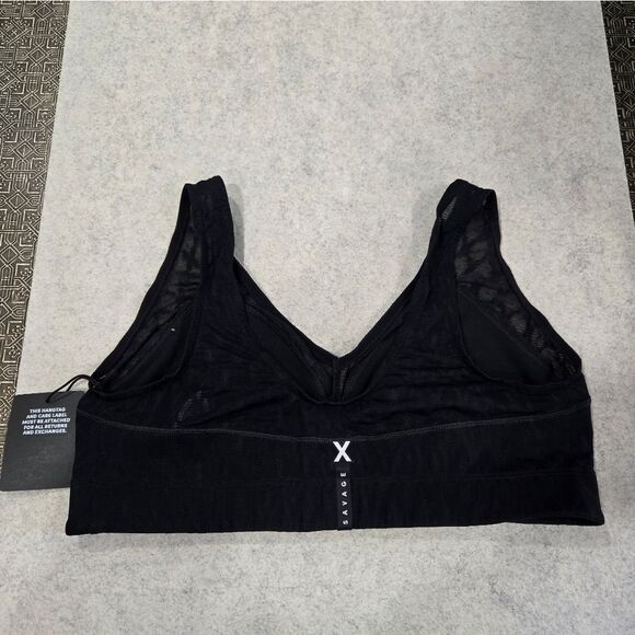 🍒 Savage X Fenty Peak Performance Low-Impact X Mesh Sports Bra 1X 16-18 NWT - Picture 10 of 12